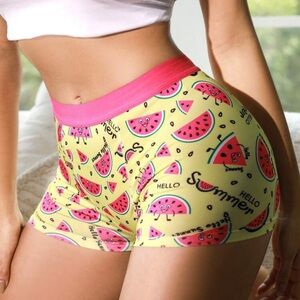 Eraneu Cute Sweet Girl's Low-Rise Panties, Simple Casual Women's Underwear (1pc)